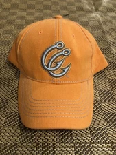 Corpus Christi Hooks Hat Adult Orang Adjustable Strap Whataburger Logo