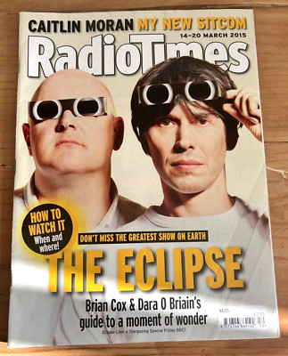 RADIO TIMES 14/3/2015 BRIAN COX Kristin Scott Thomas LEWIS HAMILTON Giles Coran