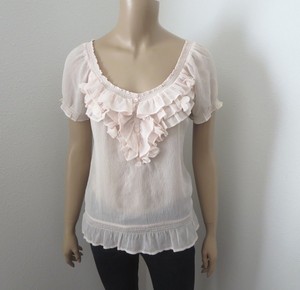 ruffle sheer top