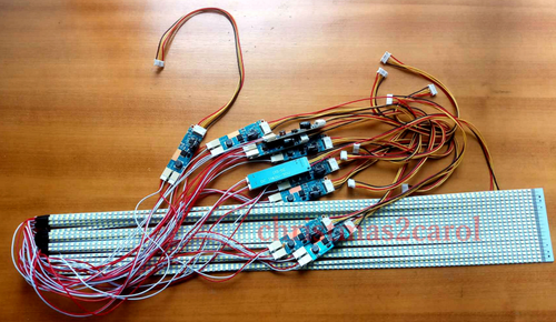 Juego de 10 NUEVO kit de retroiluminación LED, 15-24" LCD CCFL a LED tira de conversión de retroiluminación