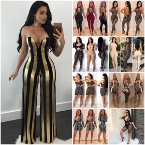 sequin bodycon jumpsuit