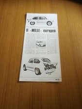 1970 ABARTH 1000 BERLINA TC CHALLENGE EUROPEO EPOCA VINTAGE