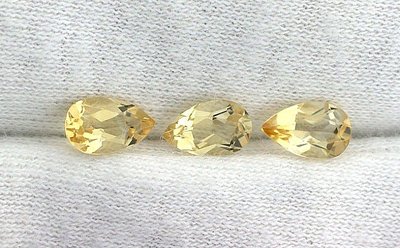 ONE 8x5 8mm x 5mm Pear Citrine Gem Stone Gemstone Natural Brazilian Brazil 
