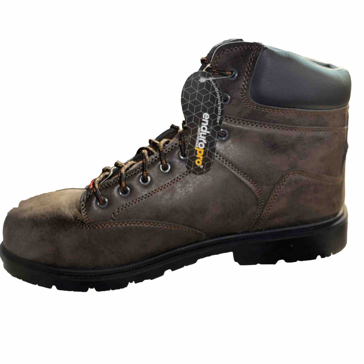 Brahma steel toed leather work boots mens size 14 wide Free Shipping! Brahma Steel Toe Work Boots for Men Wide  main image 2