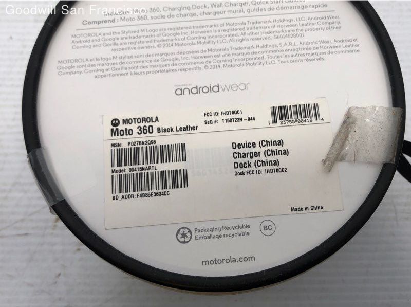 Lot Of 5 Motorola Moto 360 1st Generation Smartwatch With Case eBay