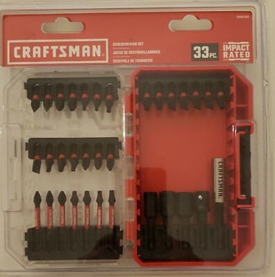 CRAFTSMAN CMAF1333 IMPACT-RATED 33-Piece Impact Driver