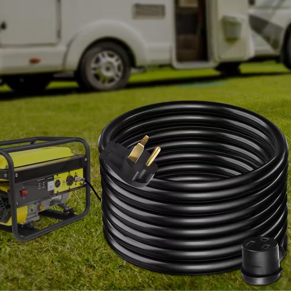 Heavy-Duty Outdoor 50ft Welder Extension Cord Indoor/Outdoor Use 3 Prong 50 Amp
