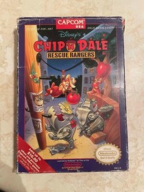 Disney's Chip 'N Dale: Rescue Rangers (Nintendo NES, 1990) CIB Complete TESTED