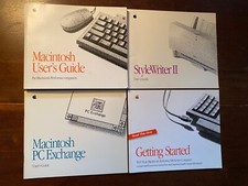 Vintage 1993 Macintosh User Guide Manual, Performa, StyleWriter Manual Lot of 4