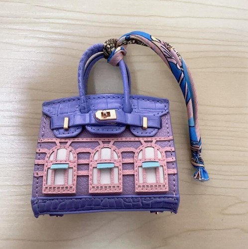 11 Farben Stoßfest Mini Birkin Tasche Anhänger for Für Kopfhörer Lippenstift DE - Picture 12 of 24