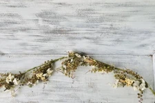 Mixed Cream Fall Farmhouse Floral Garland NEW 40”