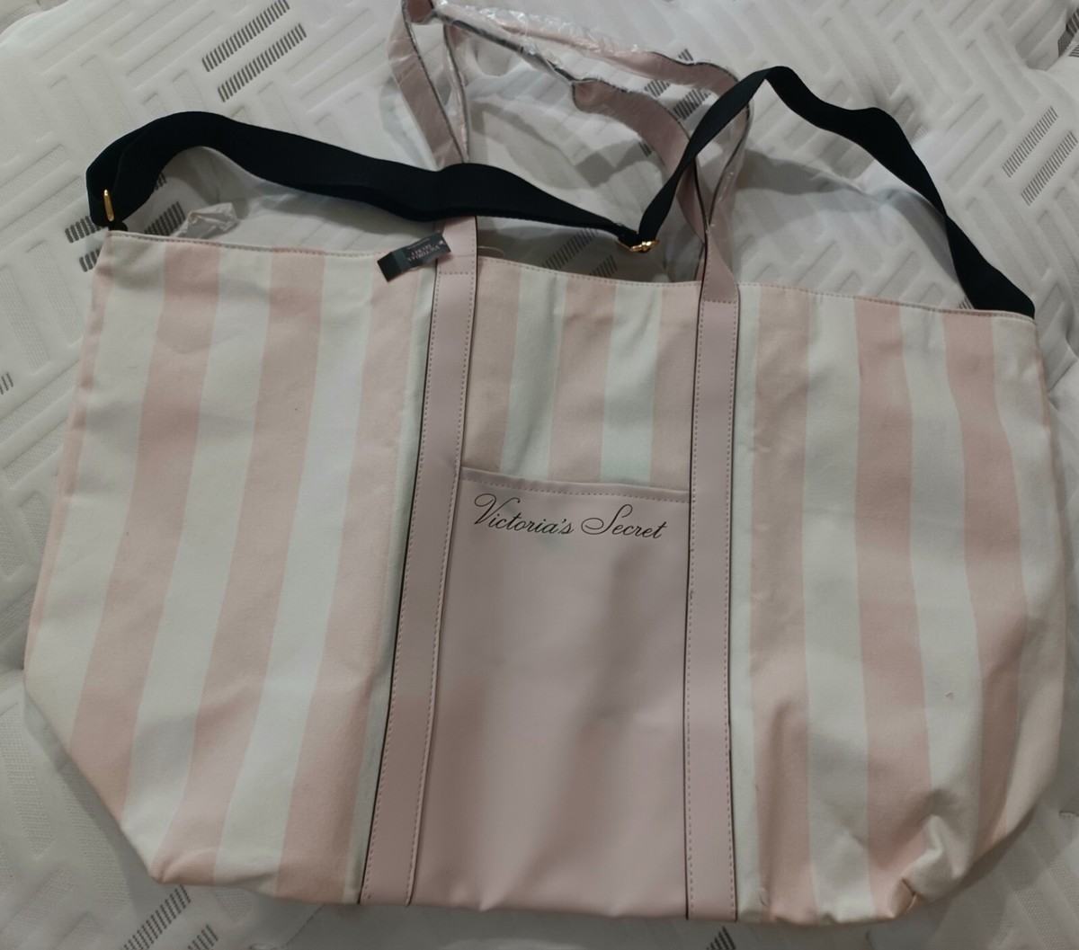 VICTORIA'S SECRET THE VICTORIA CARRY- ALL LARGE TOTE BAG ICONIC