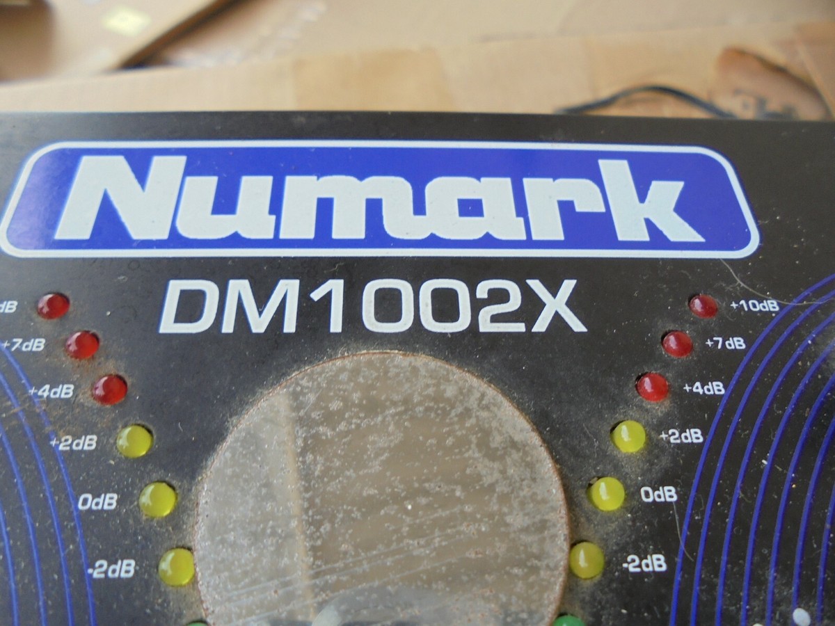 NUMARK PREAMP MIXER MODEL: DM1002X | eBay