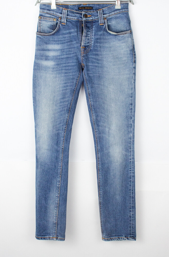 NUDIE Jeans Men Grim Tim Slim Stretch Jeans Size W29 L32 #3 | eBay
