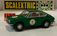 Slot Car SCX Scalextric Exin C-42 TC Seat 850 Coupe Abarth 1 Green 1st Series