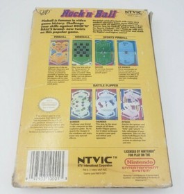 Rock 'n' Ball WITH BOX (Nintendo Entertainment System, NES, 1990)