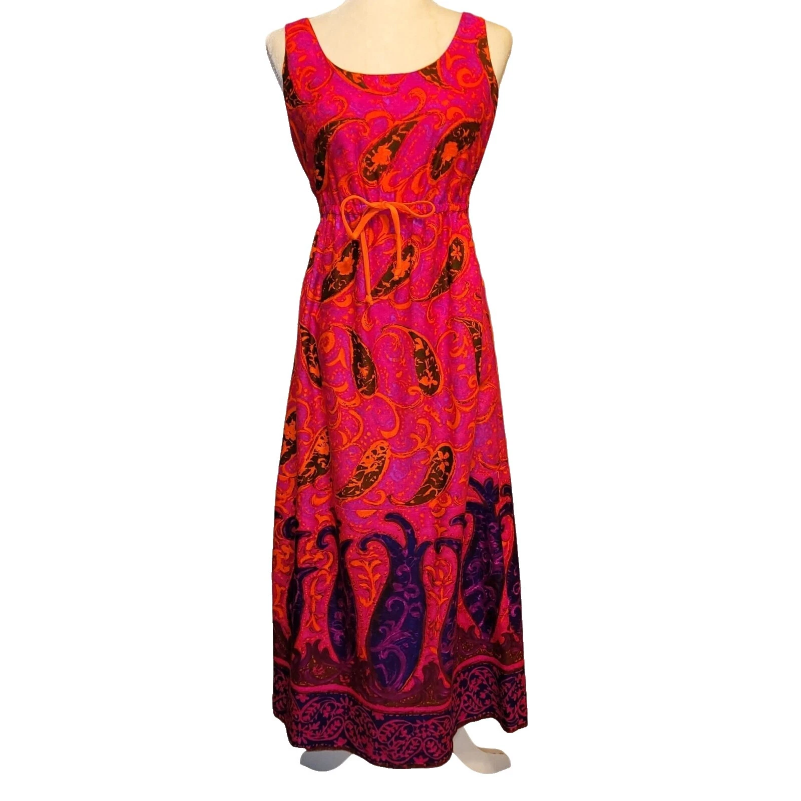 Summer/Beach Maxi 1960s Vintage Dresses for Women
