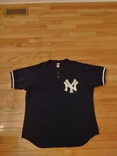 Scranton Wilkes-Barre Yankees MiLB Vintage Wilson Game Worn BP Jersey Size 48