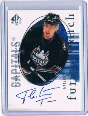 2005-06 SP Authentic #219 Tomas Fleischmann NM-MT Rookie Card Auto Capitals