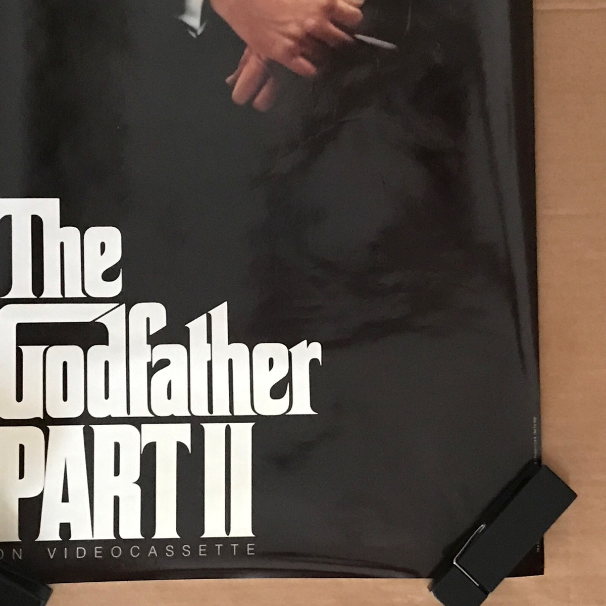 ゴッドファーザーPART Ⅱ ポスター　（公開当時物） Vintage Original The Godfather Part 2 Poster Al Pacino 1991