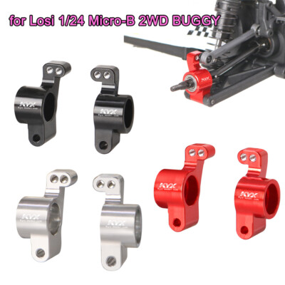 Aluminum Alloy Rear Hubs Upgrade Parts for Losi 1/24 Micro-B 2WD BUGGY RC Car