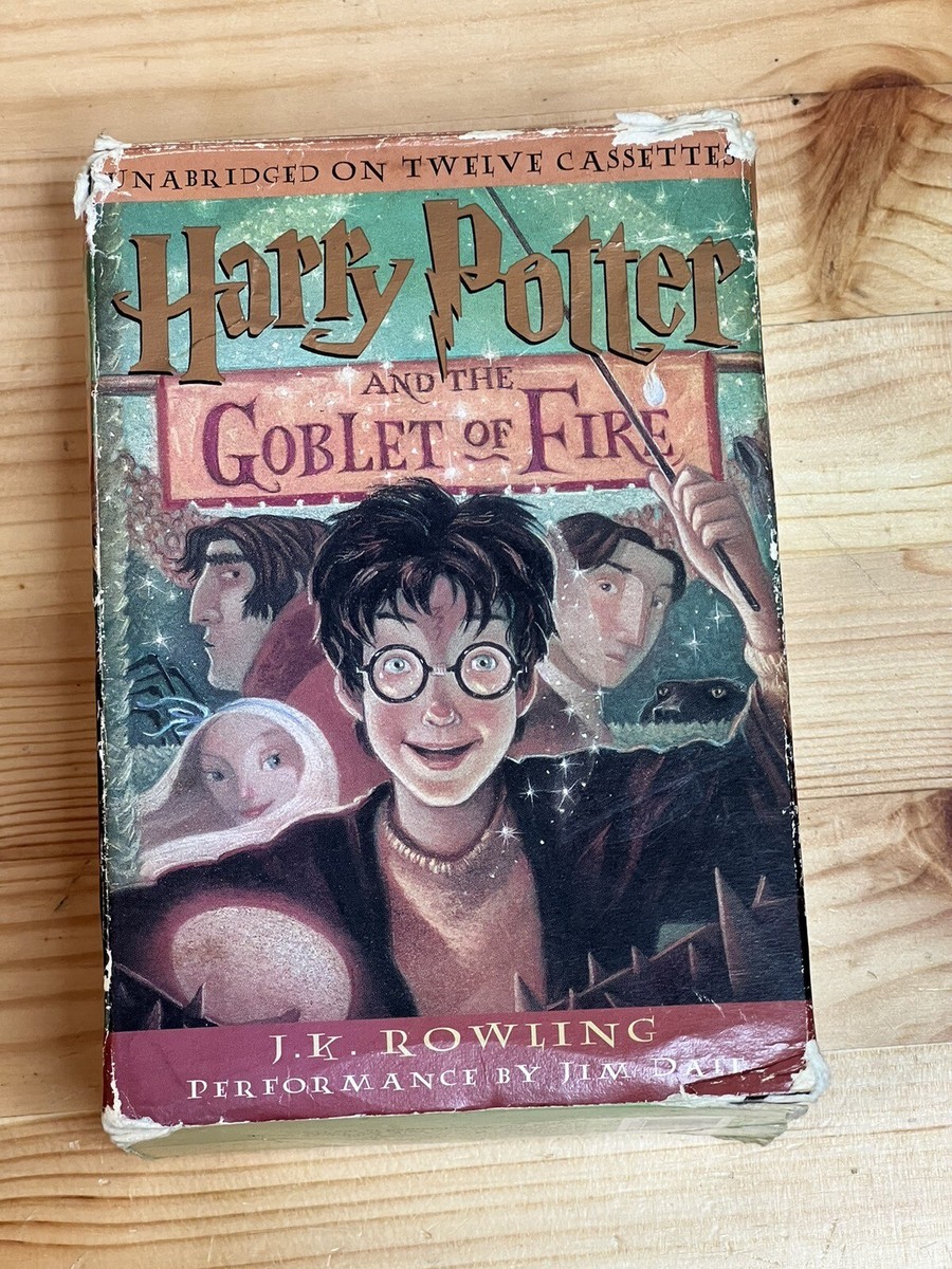 Harry Potter and The Goblet of Fire Audio Books on Tape Set 12
