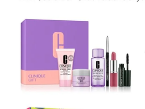 clinique gift set lipstick