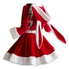 Women Sexy Lingerie Christmas Red Santa Fancy Dress Babydoll Nightwear Outfit