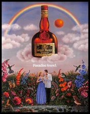 1985 Grand Marnier Liqueur Vintage PRINT AD Paradise Found Art Alcohol