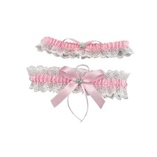 Bridal Wedding Garter Gift for Bride Lace Garter Belt Set Lace Leg Garter Bel...