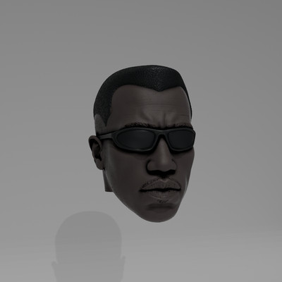 1/6 Scale Head [Unpainted]: Cool Blade