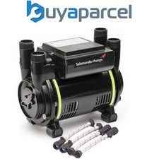 Salamander CT50+ XTRA 1.5 Bar Positive Twin Shower Pump +Iso Hoses CT50PLUS XTRA