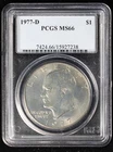 Photo of a 1977-D Eisenhower Dollar from an eBay listing that sold on Jul 15, 2026