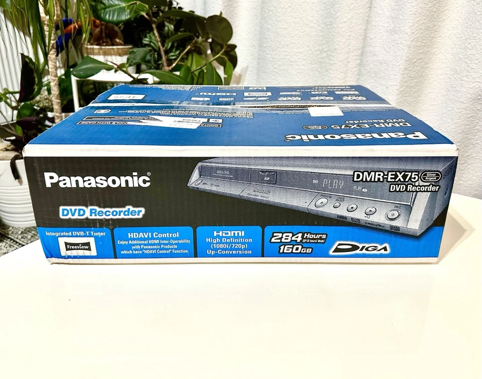 Panasonic DMR-EX75EB-S DVD Recorder HDD 160GB | Brand New + Premium Kit - Image 2 of 4