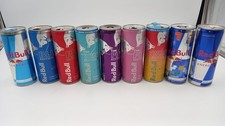 NQD503 Lotto lattine Red Bull vuote da 250 ml