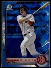 Blaze Jordan 2022 Bowman Draft Sapphire Edition #BDC-24 Boston Red Sox