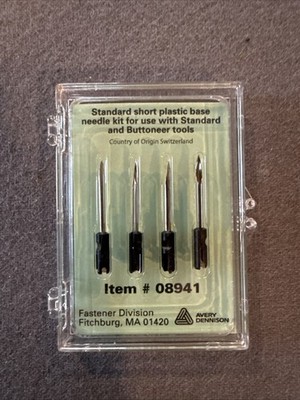 Avery Dennison Replacement Needles for Standard Tagging Tool - 4 Pack 08941