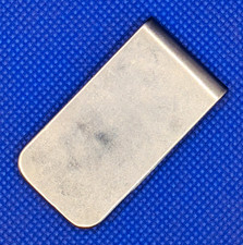 Silver Tone Men’s Solid Metal Money Clip Cash Clip