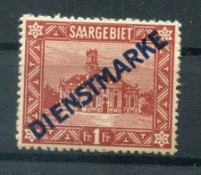 Saar DIENST 11I gute Type * MH 60EUR (78160