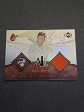 BOOG POWELL 2005 UPPER DECK ARTIFACTS AUTHENTIC GAME WORN JERSEY CARD #119/325