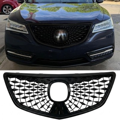 Grill For Acura MDX 2014 2015 2016 Front Bumper Grille 2022 Style  Gloss Black