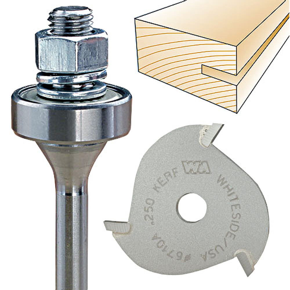 Whiteside Slotting Cutter Arbor 1/4 in. SH A200B