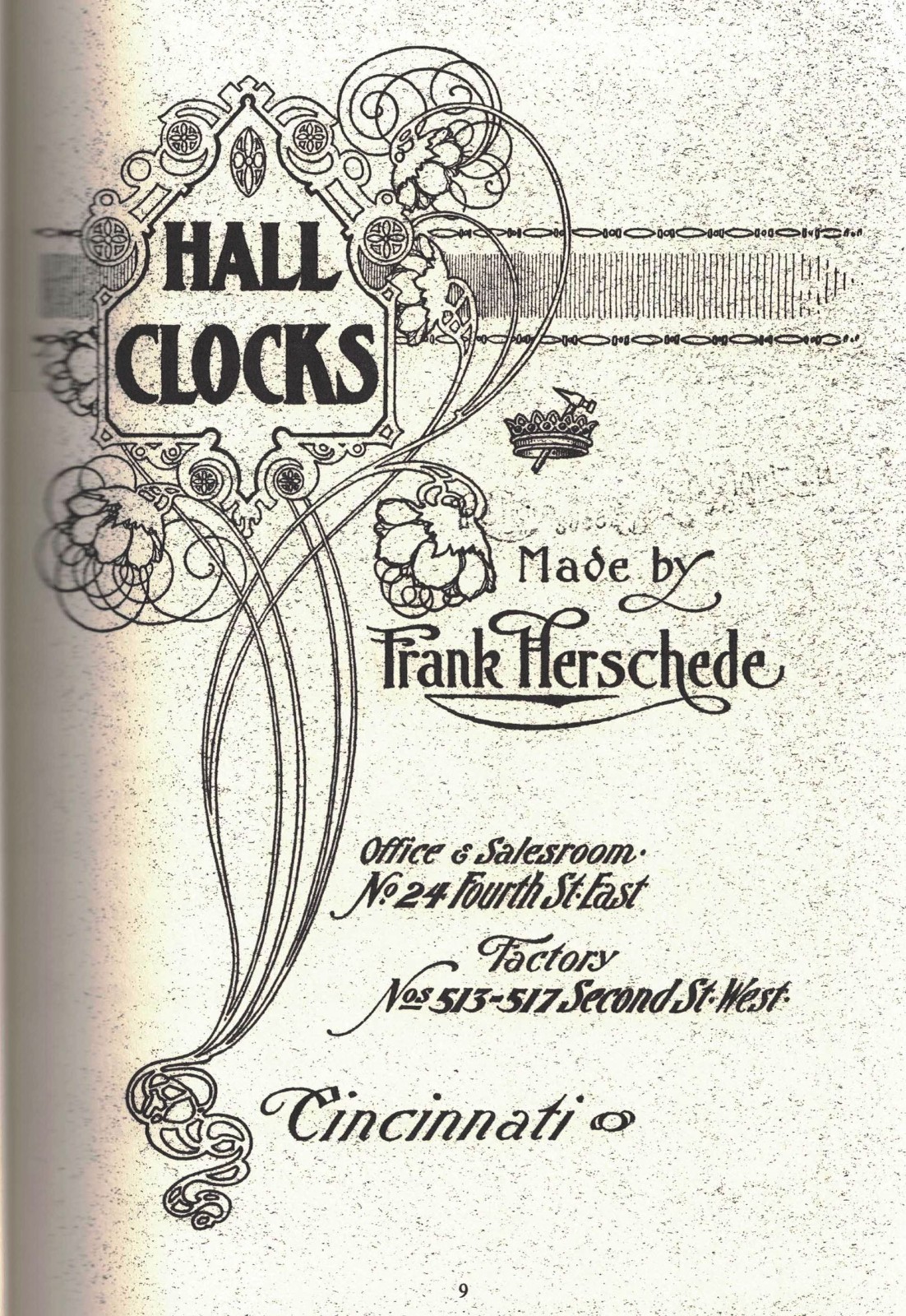 Herschede Clocks Book A Selection from 4 Catalogs - Softcover 1991  Nice!