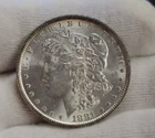 1881 US Morgan Silver Dollar $1 AU++