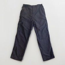 Hiking Womens Cargo Zip Up Elastic Waist Lightweight Pants XL Black Unbranded