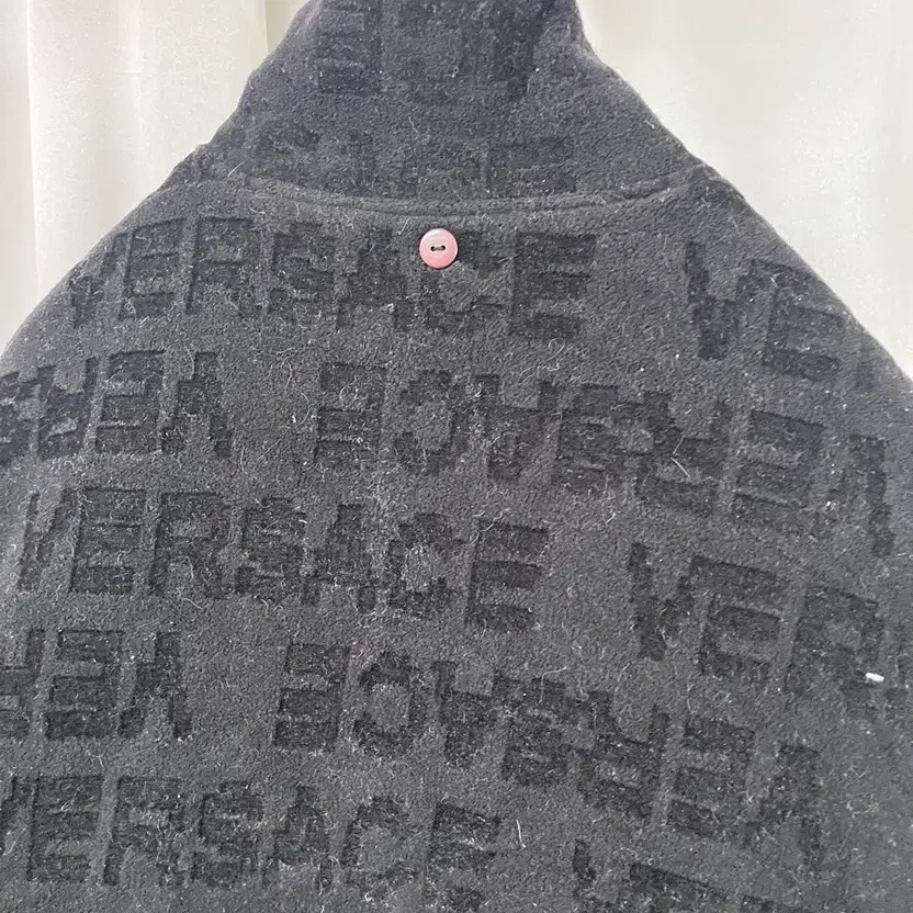 Versace Black Logo Pattern Jacket - Luxury Design… - image 5