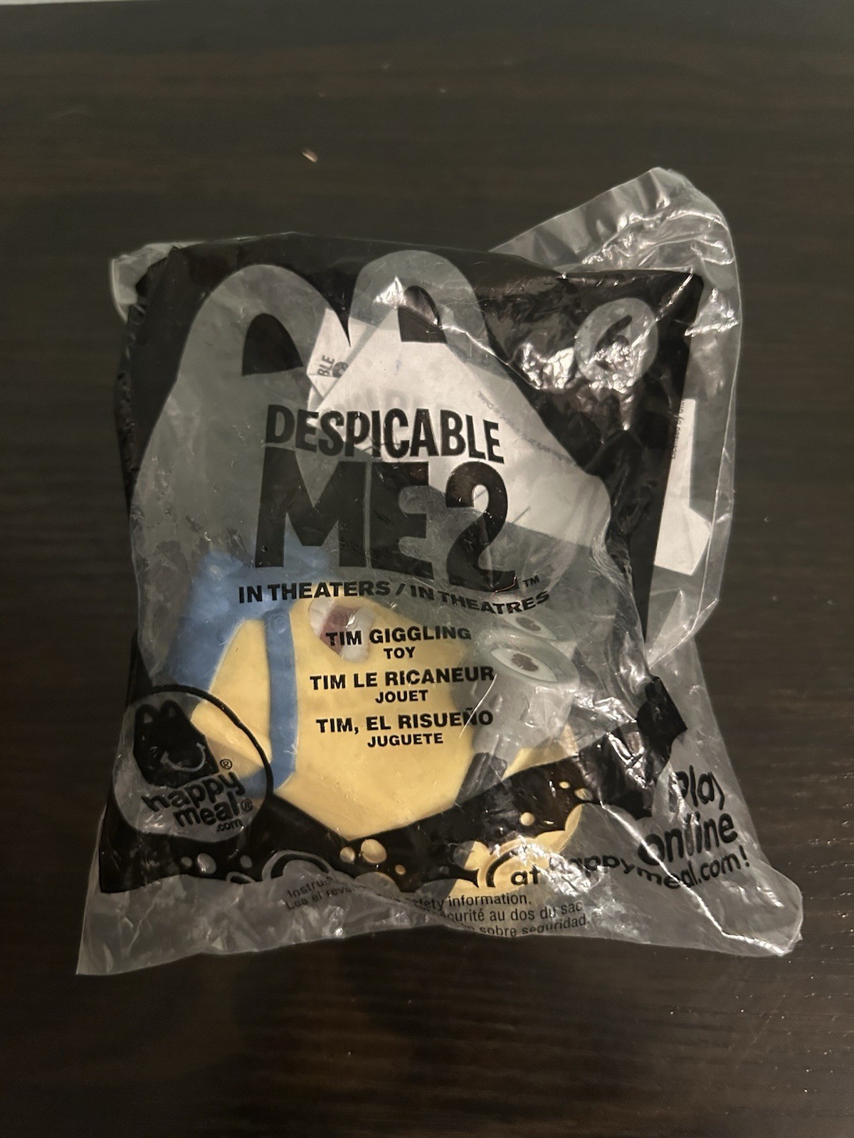 Minions Despicable Me 2 McDonalds Happy Meal Toy #6 2013 MINIONS - SEALED NEW!