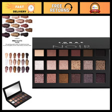 Matte Shimmer Eyeshadow Palette - Metallic High Pigment, Compact with Mirror