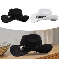Western Cowboy Hat Dress up Fancy Dress Props for Party Holiday Ladies Role Play