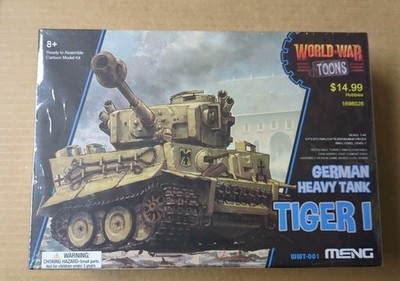 NEW MENG World War Toons TIGER 1 German Heavy Tank WWT-001 model kit Sealed HTF